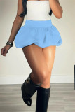 Solid Color Pleated Half Body Skirt GMLX-TEMU