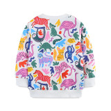 Kids Girls' Knitted Long Sleeve Sweatshirt GASD-8211
