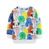 Kids Boys Cartoon Prints Long Sleeve Sweatshirt GASD-8212