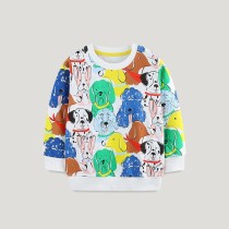 Kids Boys Cartoon Prints Long Sleeve Sweatshirt GASD-8212
