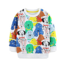 Kids Boys Cartoon Prints Long Sleeve Sweatshirt GASD-8212