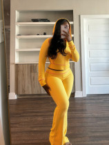 Long Sleeve Hooded Two Piece Pants Set CH-HR24058