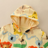 Kids Boy's Cute Print Hooded Sweatshirt GASD-6005