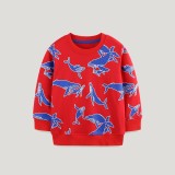 Kids Girl's Print Long Sleeve Pullover T Shirt GASD-8209