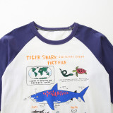 Kids Boys Print Color Block T Shirt GASD-5373