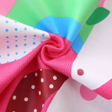 Kids Girl's Unicorn Print Casual T-Shirt GASD-5374