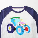 Kids Boys Print Long Sleeve T Shirt GASD-5371