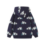 Kids Girl Casual Zipper Long Sleeve Hoodie Sweatshirt Jacket  GASD-6002