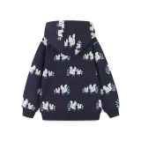 Kids Girl Casual Zipper Long Sleeve Hoodie Sweatshirt Jacket  GASD-6002