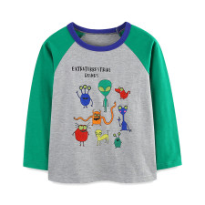 Kids Boys' Luminous Printed Long Sleeve T-Shirt GASD-5380