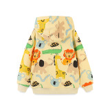 Kids Boy's Cute Print Hooded Sweatshirt GASD-6005