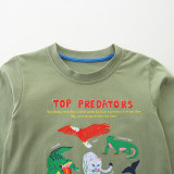 Kids Boy Long Sleeve Casual Print T Shirt GASD-5377
