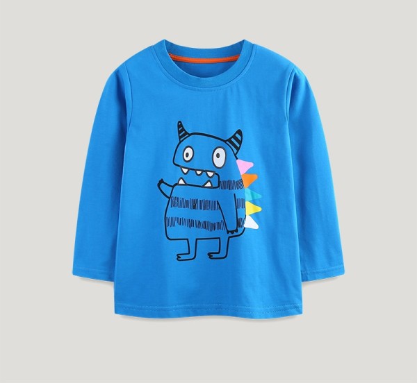 Kids Boy's O Neck Long Sleeve T Shirt GASD-5393