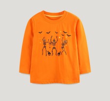 Kids Print Long Sleeve Casusal T Shirt GASD-5387