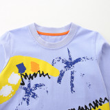 Kids Boy's Long Sleeve Print T Shirt GASD-5386