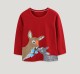 Kids Girl's Cartoon Deer Print T Shirt GASD-5385