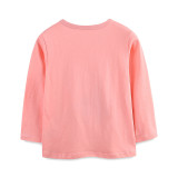 Kids Girl's Casual Long Sleeve Print T Shirt GASD-5384