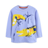 Kids Boy's Long Sleeve Print T Shirt GASD-5386