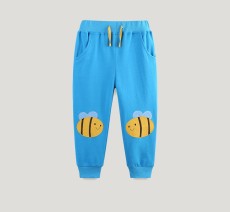 Kids Bee Embroidered Patch Sweatpants GASD-3120