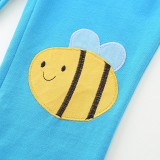 Kids Bee Embroidered Patch Sweatpants GASD-3120