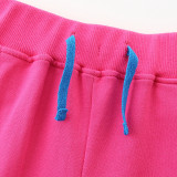 Kids Girl's Casual Embroidered Sport Pants GASD-3122
