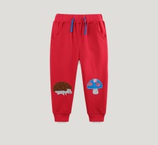 Kids Girl's Embroidered Sport Sweatpants GASD-3117