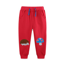 Kids Girl's Embroidered Sport Sweatpants GASD-3117