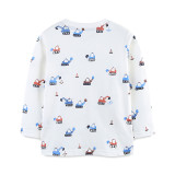 Kids Fashion Print Long Sleeve T Shirt GASD-5403