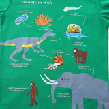 Kids Boy's Cartoon Print O Neck Sweatshirt GASD-5392