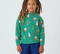 Kids Boy's Christmas Printed Long Sleeve Sweatshirt GASD-8229