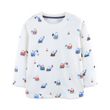 Kids Fashion Print Long Sleeve T Shirt GASD-5403