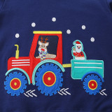 Christmas Kids Boy's Embroidered Long Sleeve Sweatshirt GASD-8220