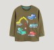 Kids Boy's Print Loose Long Sleeve Sweatshirt GASD-5398