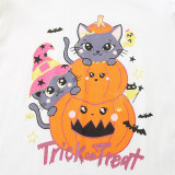 Halloween Kids Girls Long Sleeve Print T Shirt GASD-5390