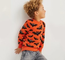 Halloween Kids Knit O Neck Long Sleeve Sweatshirt GASD-8228