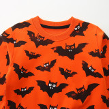 Halloween Kids Knit O Neck Long Sleeve Sweatshirt GASD-8228