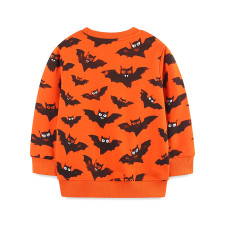 Halloween Kids Knit O Neck Long Sleeve Sweatshirt GASD-8228
