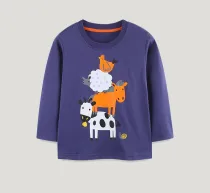 Kids Boy's Long Sleeve Print Fashion Sweatshirt GASD-5401