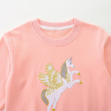 Kids Girl's Print Long Sleeve Sweatshirt GASD-8270