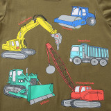 Kids Boy's Print Loose Long Sleeve Sweatshirt GASD-5398