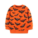 Halloween Kids Knit O Neck Long Sleeve Sweatshirt GASD-8228