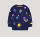 Kids Girl's Long Sleeve Print Sweatshirt GASD-8278