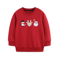 Kids Print Long Sleeve Loose Knits Sweatshirt GASD-8267