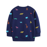 Kids Boy's Cartoon Print Long Sleeve Tops GASD-8238