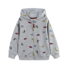 Kids Fashion Hooded Zipper Coat GASD-6006