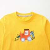 Kids Fashion Solid Color Print Boy's T Shirt GASD-5399