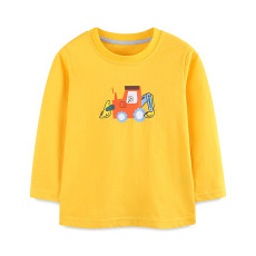 Kids Fashion Solid Color Print Boy's T Shirt GASD-5399