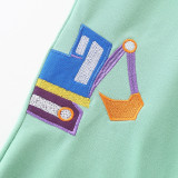 Kids Boy's Fashion Embroider Loose Sport Pants GASD-3119
