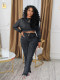 Tie Dye Print Long Sleeve Pants 2 Piece Set SFY-544