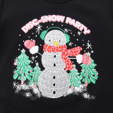 Kids Christmas Knit Cotton Crew Neck Sweatshirt GASD-8251